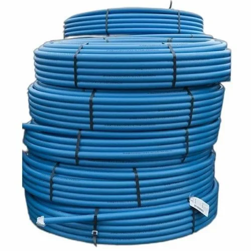 Blue MDPE Pipe